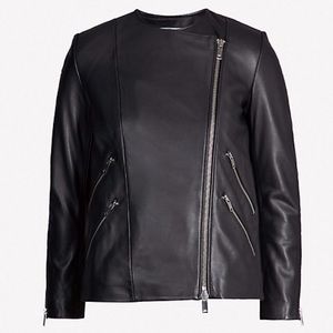 NEW Reiss Leather Jacket Tag Attached